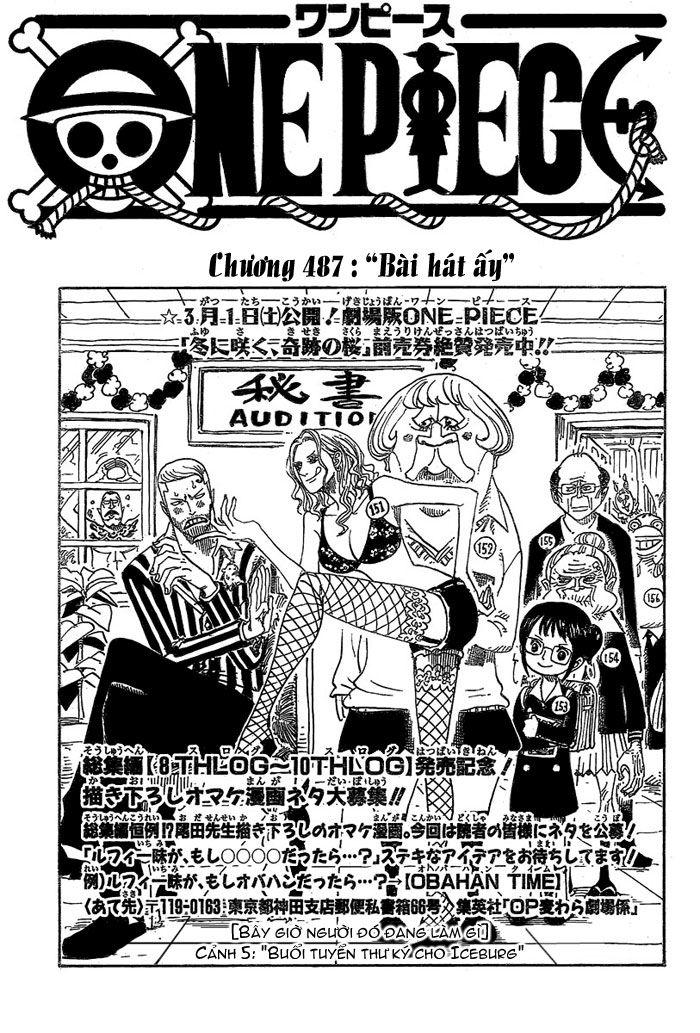 đảo hải tặc - one piece chapter 487 1
