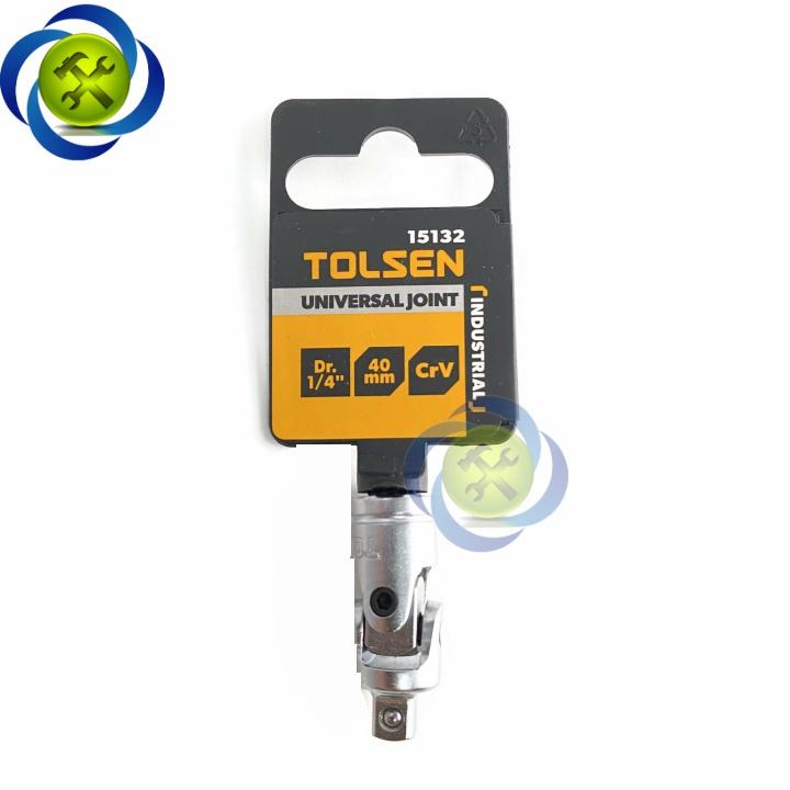 Đầu lắc léo 1/4 Tolsen 15132 (đầu vuông 6.35mm)