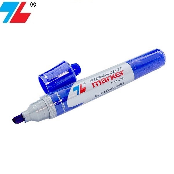 Hộp 10 cây bút lông dầu Thiên Long I Bút dạ dầu 2 đầu PM-09