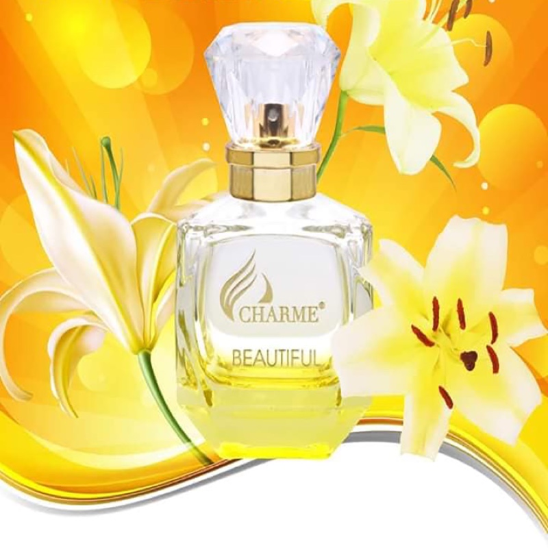 Nước hoa nữ chính hãng, Charme Beautiful, mùi hương ngọt ngào, dịu nhẹ, quyến rũ, cuốn hút, 50ml