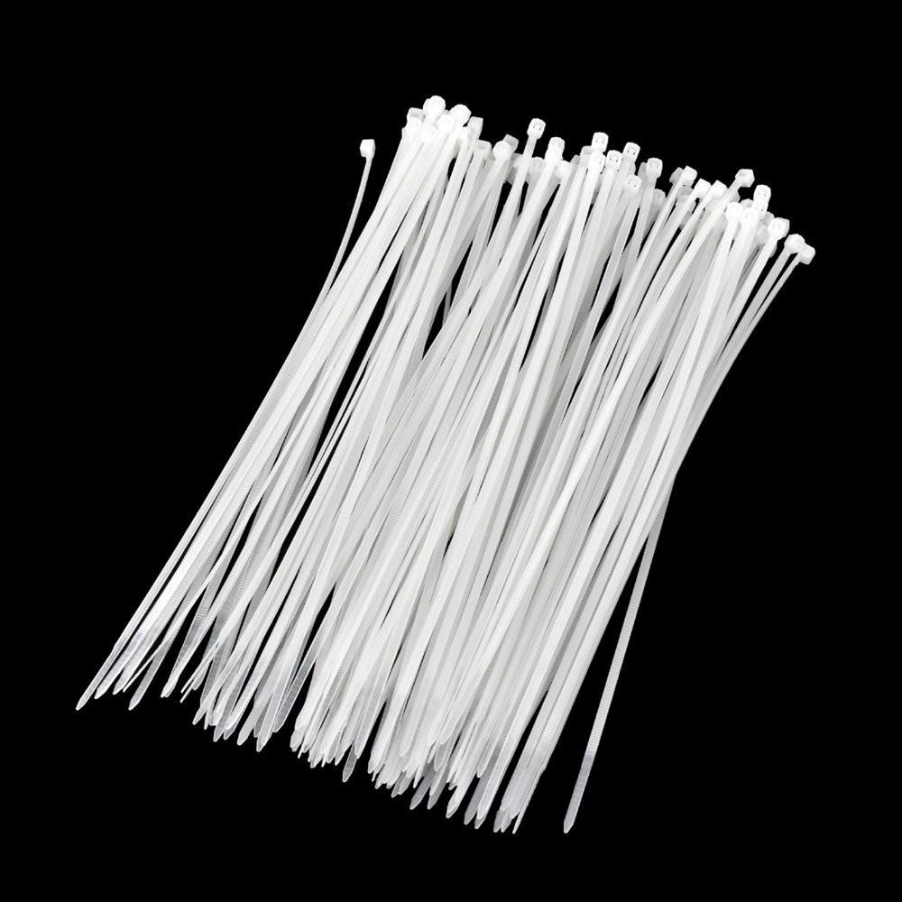 Set 70 dây rút nhựa nylon 5 x 300mm màu trắng