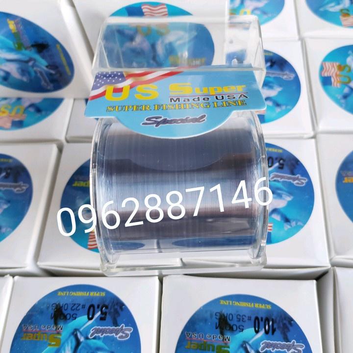 Cước câu cá cước mỹ us 500m tàng hình siêu bền