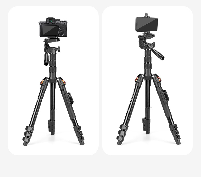 Tripod Yunteng VCT-190 - Chân Đế Máy Ảnh, Điện Thoại ,Tháo Rời Làm Gậy Selfie Kèm Remote Bluetooth - Hàng Chính Hãng