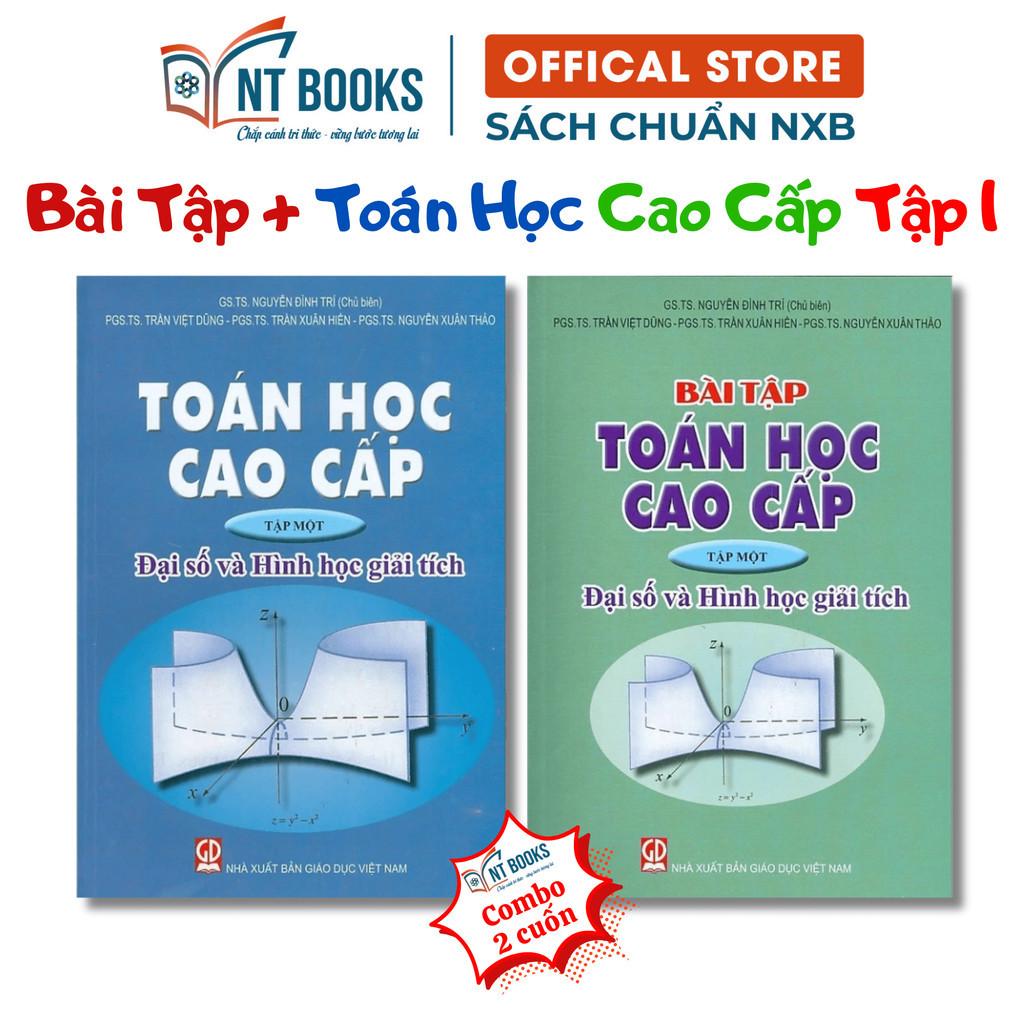 Sách - Combo Toán Học Cao Cấp - Bài Tập Toán Học Cao Cấp - Tập 1 (Đại Số Và Hình Học Giải Tích) - KHỔ TO - HV - ảnh 2
