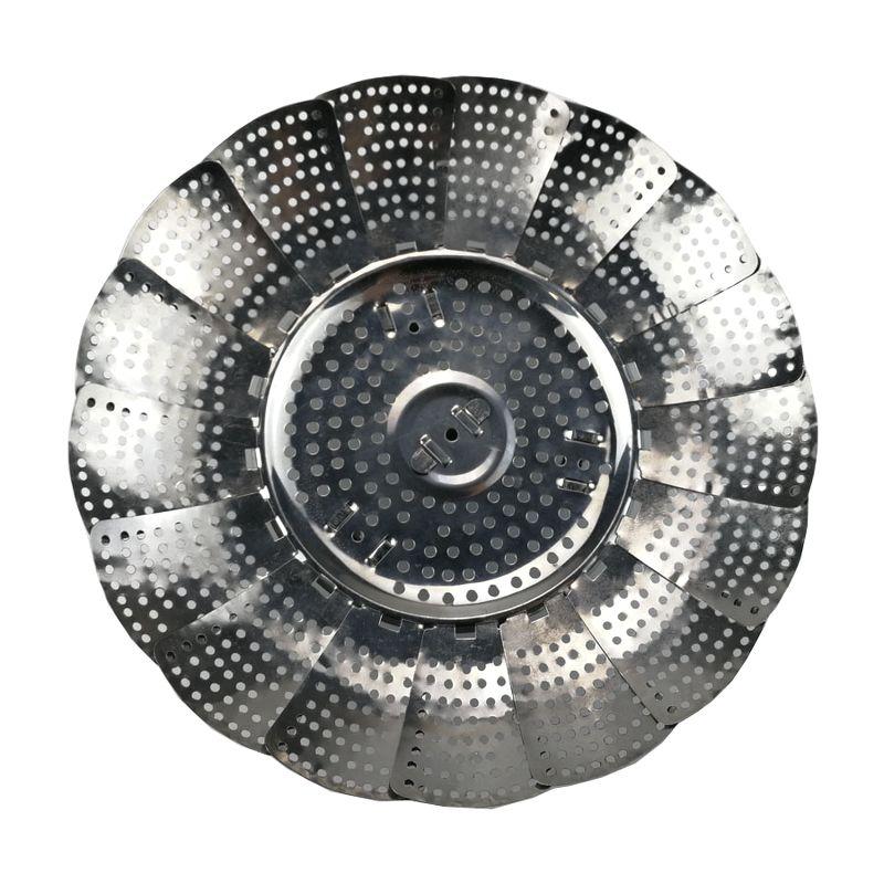 Giá Inox Gấp Gọn Gl0051. Tặng Kẹp Inox304 Đa Năng. Sử Dụng Nấu Xôi, Hấp Cách Thủy Đa Năng. - Giao Hàng Toàn Quốc