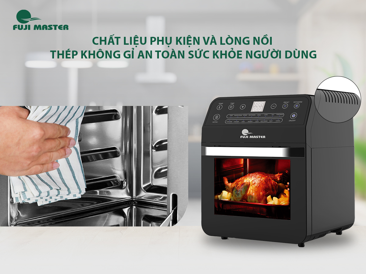 Nồi chiên chân không Fuji Master FJM-2022 Dung tích 12 lít (12L) - Hàng chính hãng