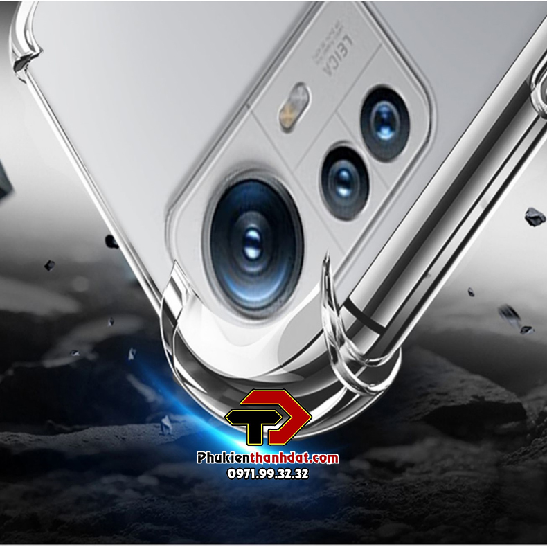 Ốp lưng Xiaomi 12T Pro dẻo trong suốt chống sốc bảo vệ camera sau