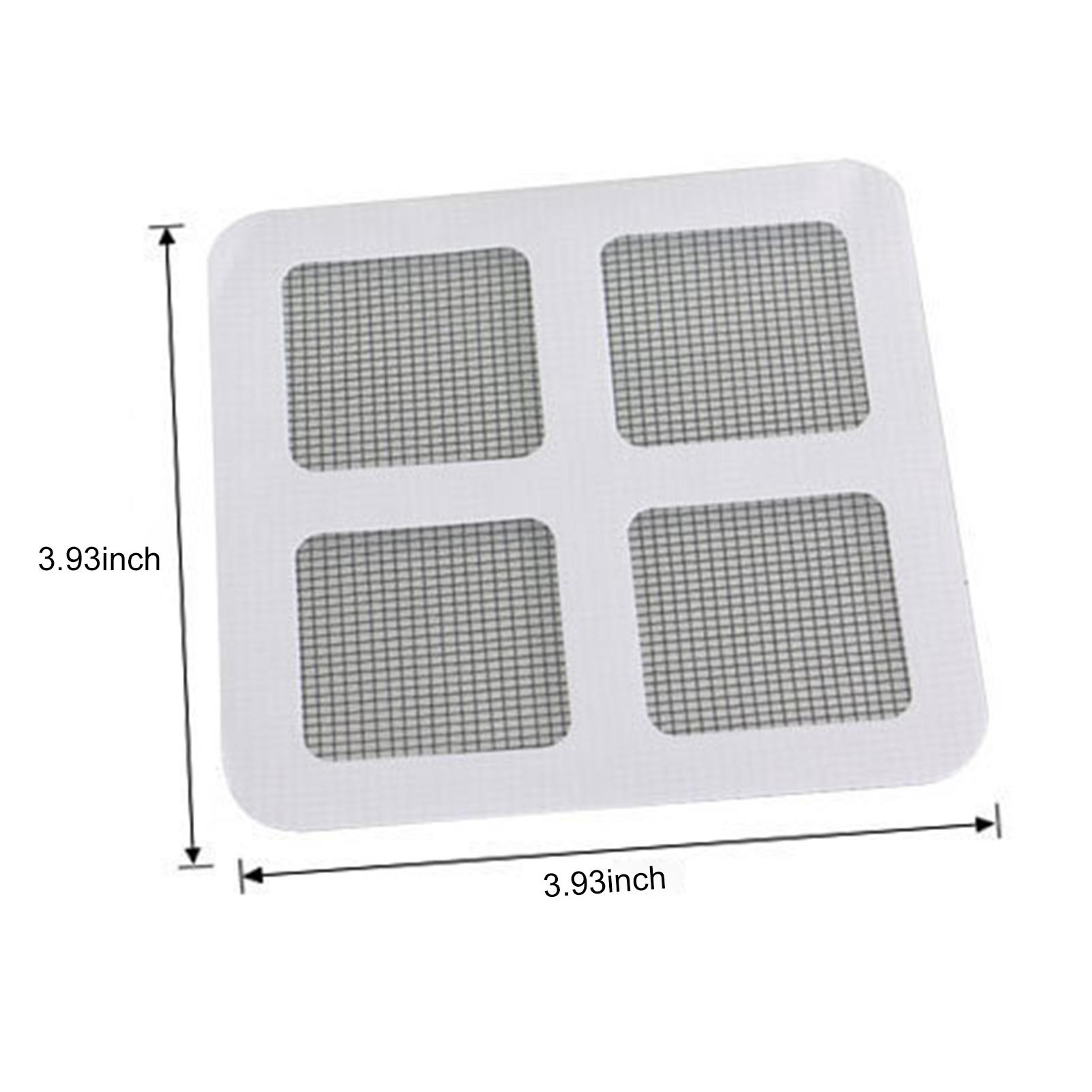 10 miếng vá kích thước 4x4inch có keo dính cho cửa sổ lưới
