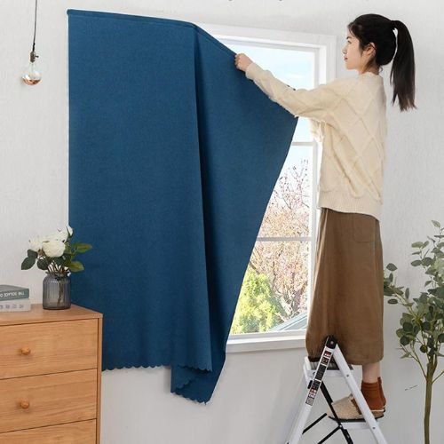 Rèm Dán Tường Chất Liệu Vải Thô Loại 1 – Rèm Vải Thô Cản Nắng 100%