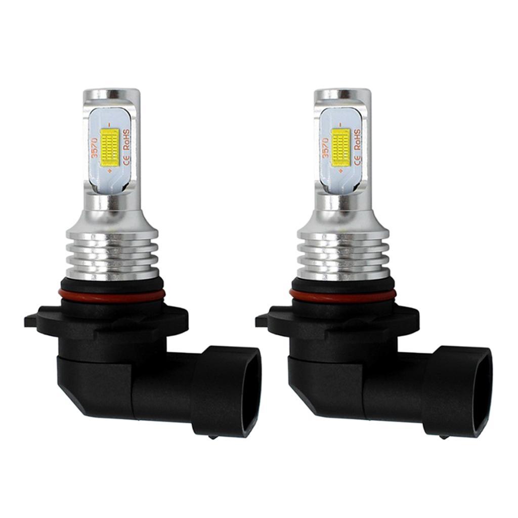 2x2 Pieces 9006 3570 LED 80W LED Foglights Bulb Kit High/Low Beam