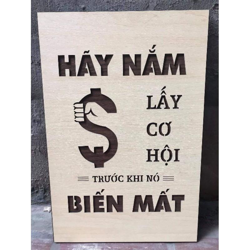 Tranh Treo Tường - Hãy Nắm Lấy Cơ Hội Trước Khi Nó Biến Mất