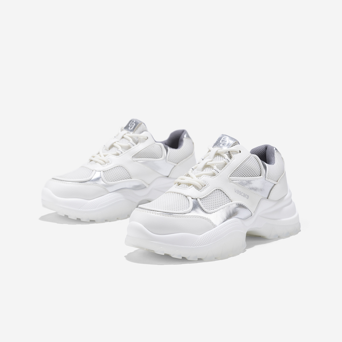 Vascara Giày Sneaker Vải Mesh Đế Chunky - SNK 0074
