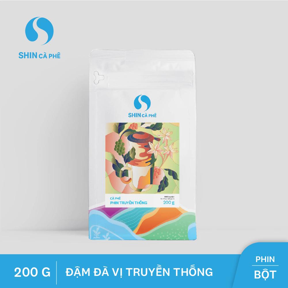 SHIN Cà Phê - Cà phê phin Truyền Thống 200 gram