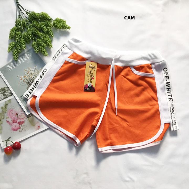 Quần đùi nữ từ 45-53kg - quần sọt short nữ thun da cá lưng trắng, cho bạn gái năng động - QU21