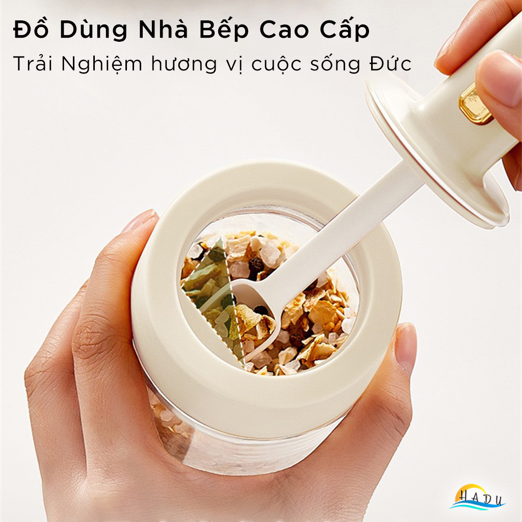 Hộp Lọ Hũ Đựng Gia Vị Thủy Tinh Thông Minh Cao Cấp Đạt Chất Lượng LFGB Đức SSGP