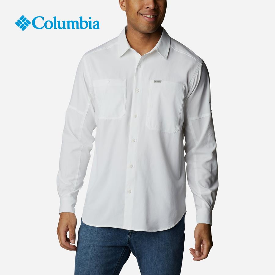 Áo sơ mi dài tay chống nắng nam Columbia Silver Ridge Utility Lite - 2012931100