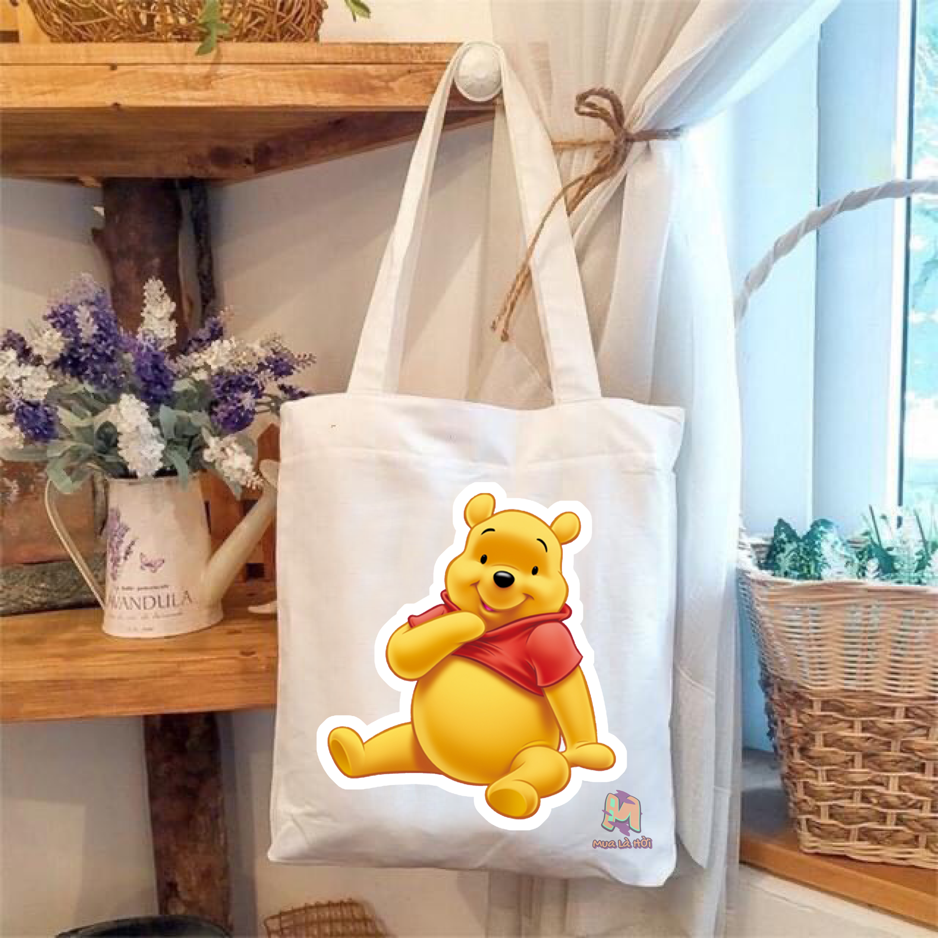 Túi Tote in hình chủ đề Winnie the pooh