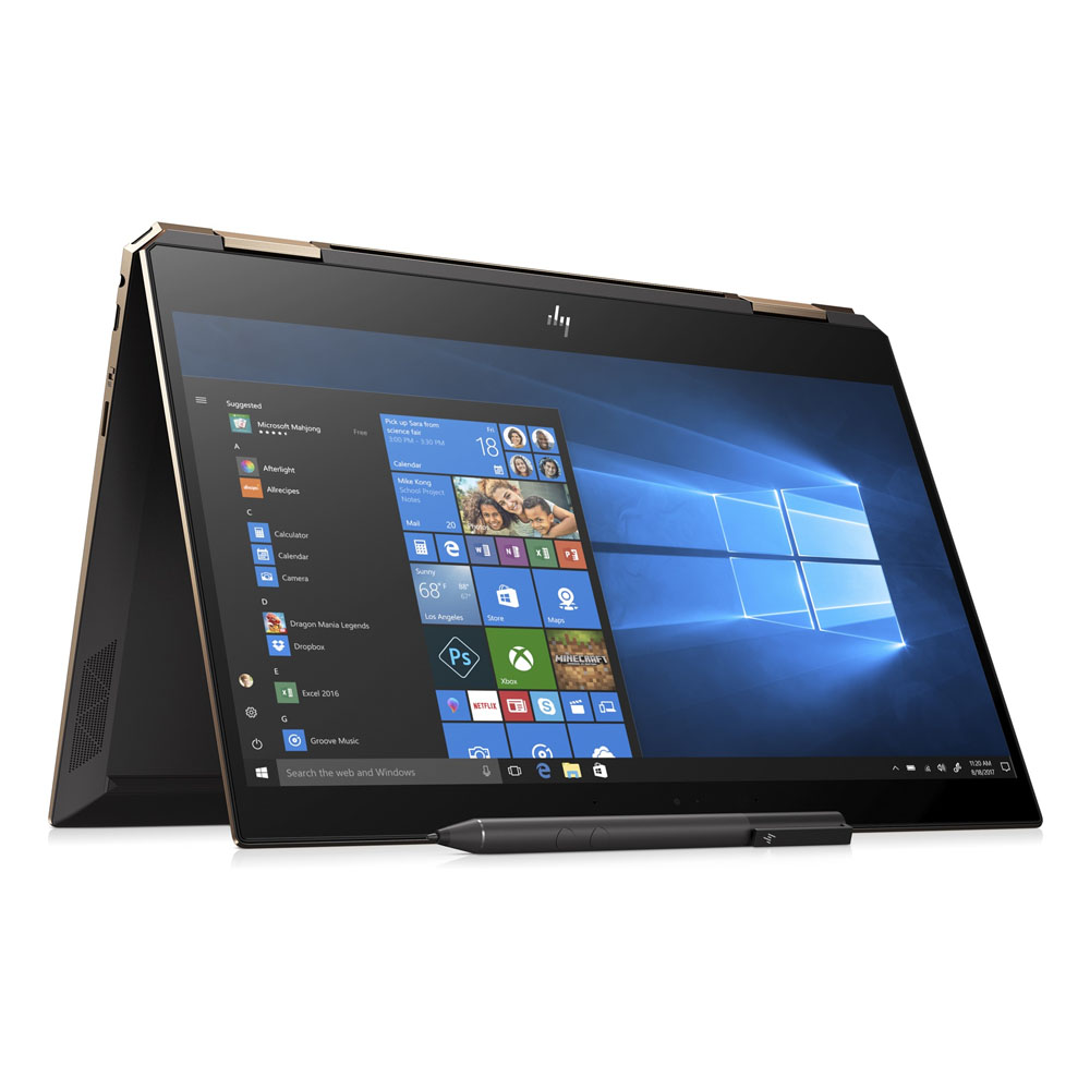 Laptop HP Spectre 13 x360 2019 i7-8565U RAM 16GB 512GB 4K Touch - Hàng nhập khẩu (Xanh/Đen)