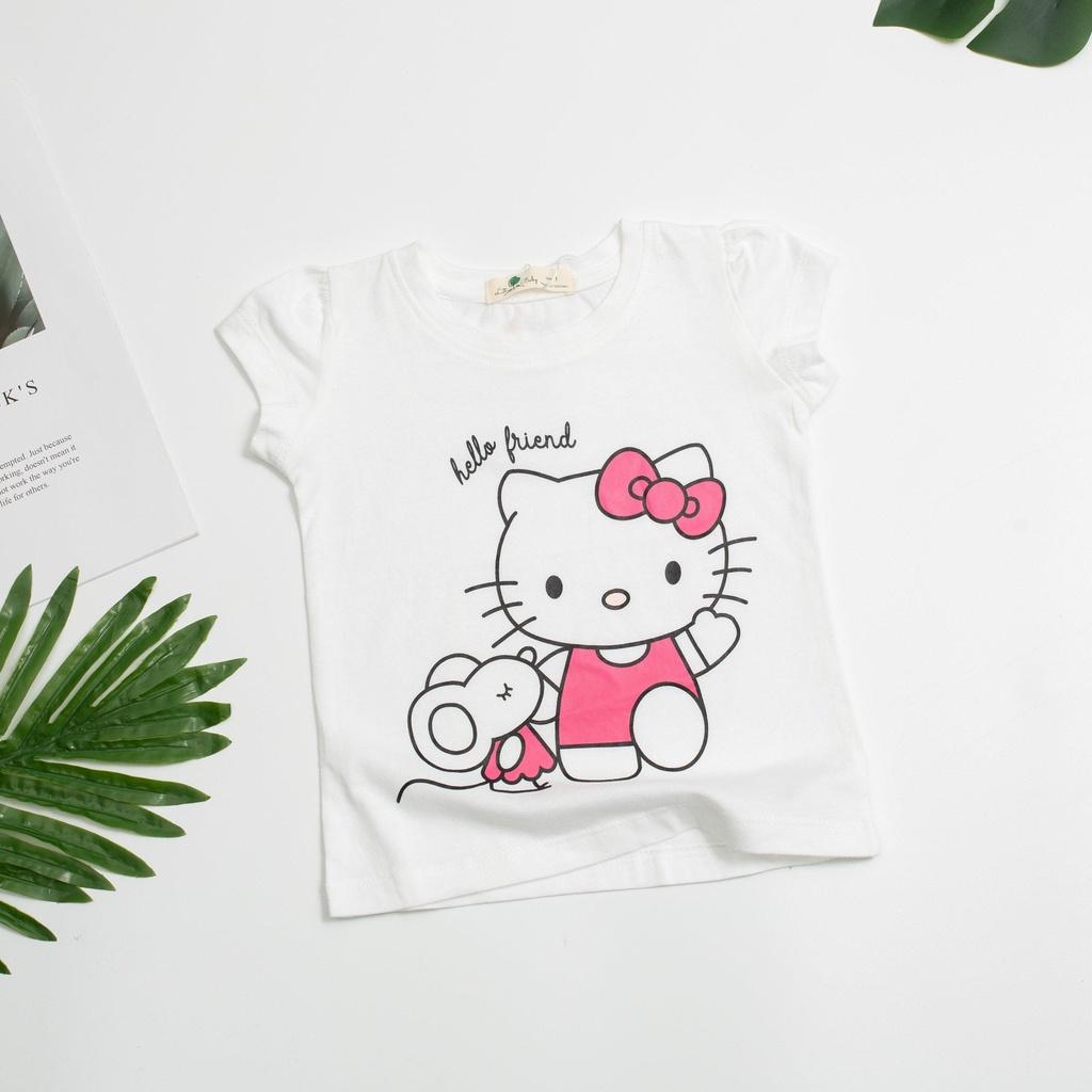 Áo Cotton Bé Gái In Hình Disney ACT2309 Thương Hiệu Litibaby Size 6-10, Dành Cho Bạn Từ 20-30kg