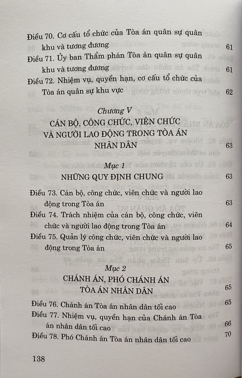 Luật Tổ Chức Toà Án Nhân Dân Năm 2024
