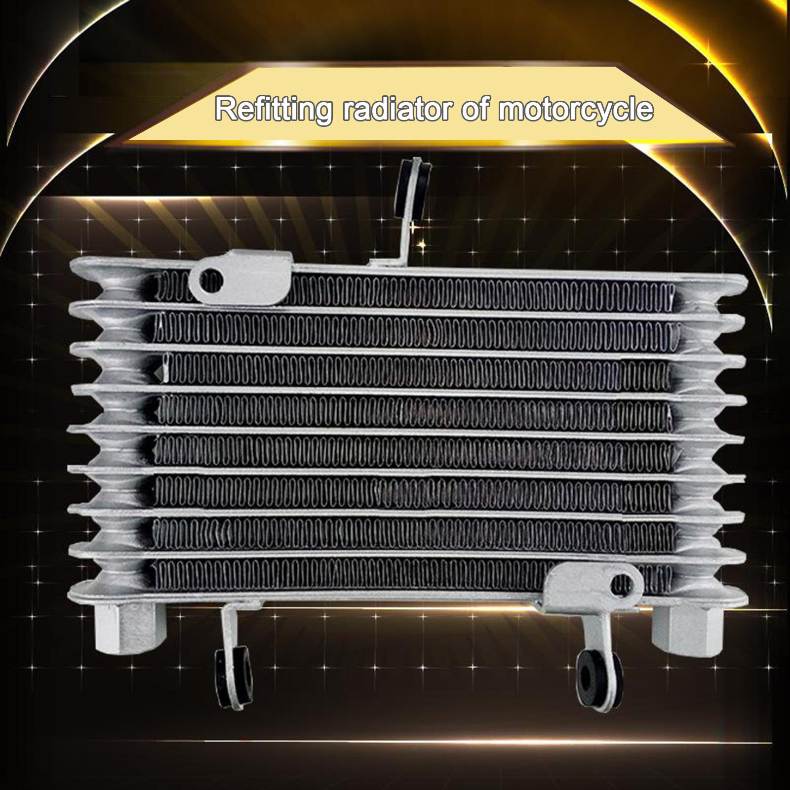 Aluminum Alloy Engine Oil Cooler Cooling Radiator Replacement Accessory Easily Use