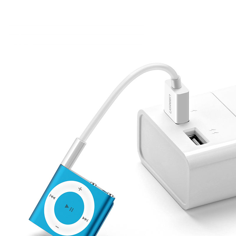 Cáp sạc iPod thế hệ 3/4/5/6 USB2.0 sang 3.5mm dài 10cm UGREEN US260 50146 - Hàng chính hãng