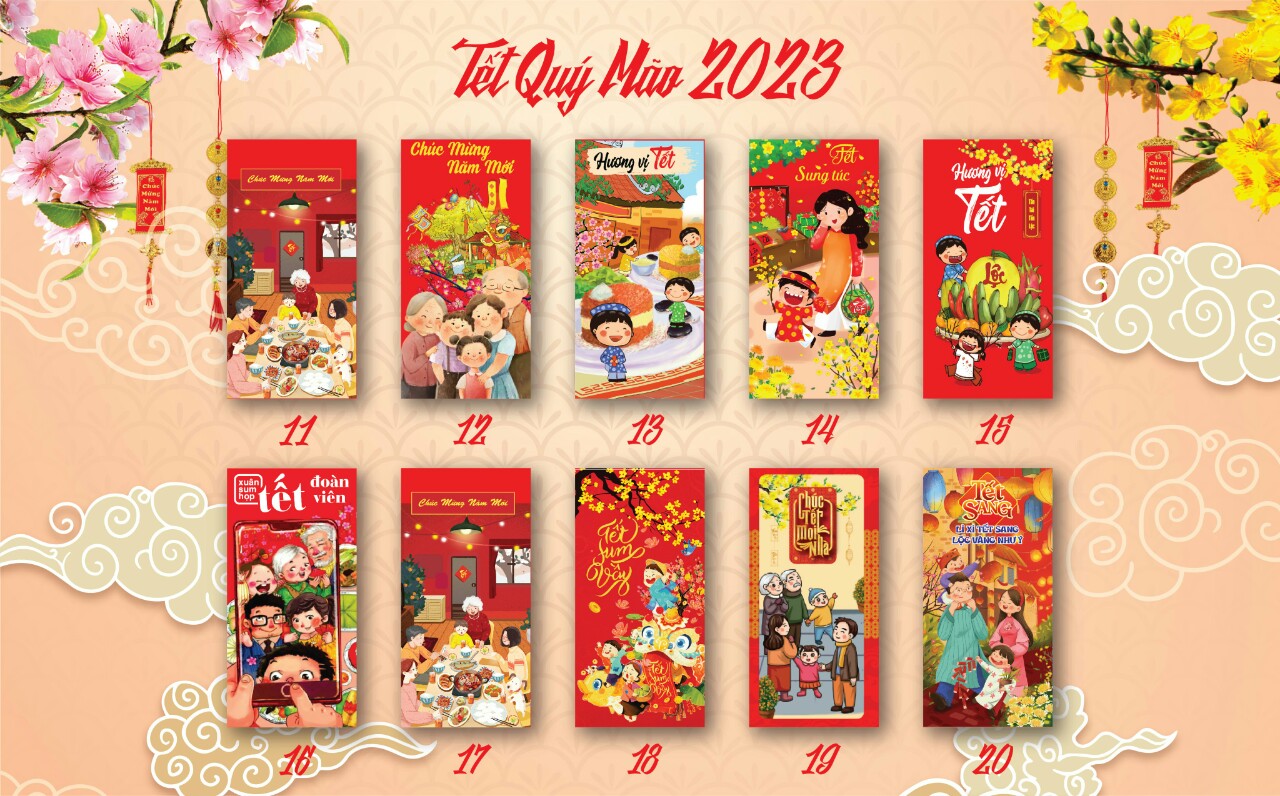 Sỉ 10 lì xì Tết 2023