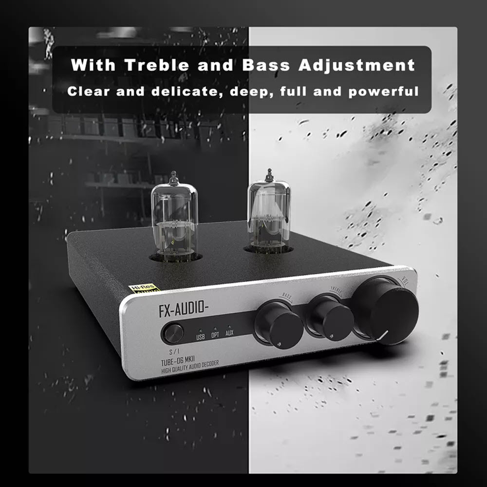 (QÙA TẶNG TRỊ GIÁ 259K) Giải mã FX-AUDIO TUBE-06 MKII DAC Đèn 2022 Chất Âm Truyền Cảm – Bản Nâng Cấp Mạnh Mẽ Tube 06- Hàng Chính Hãng