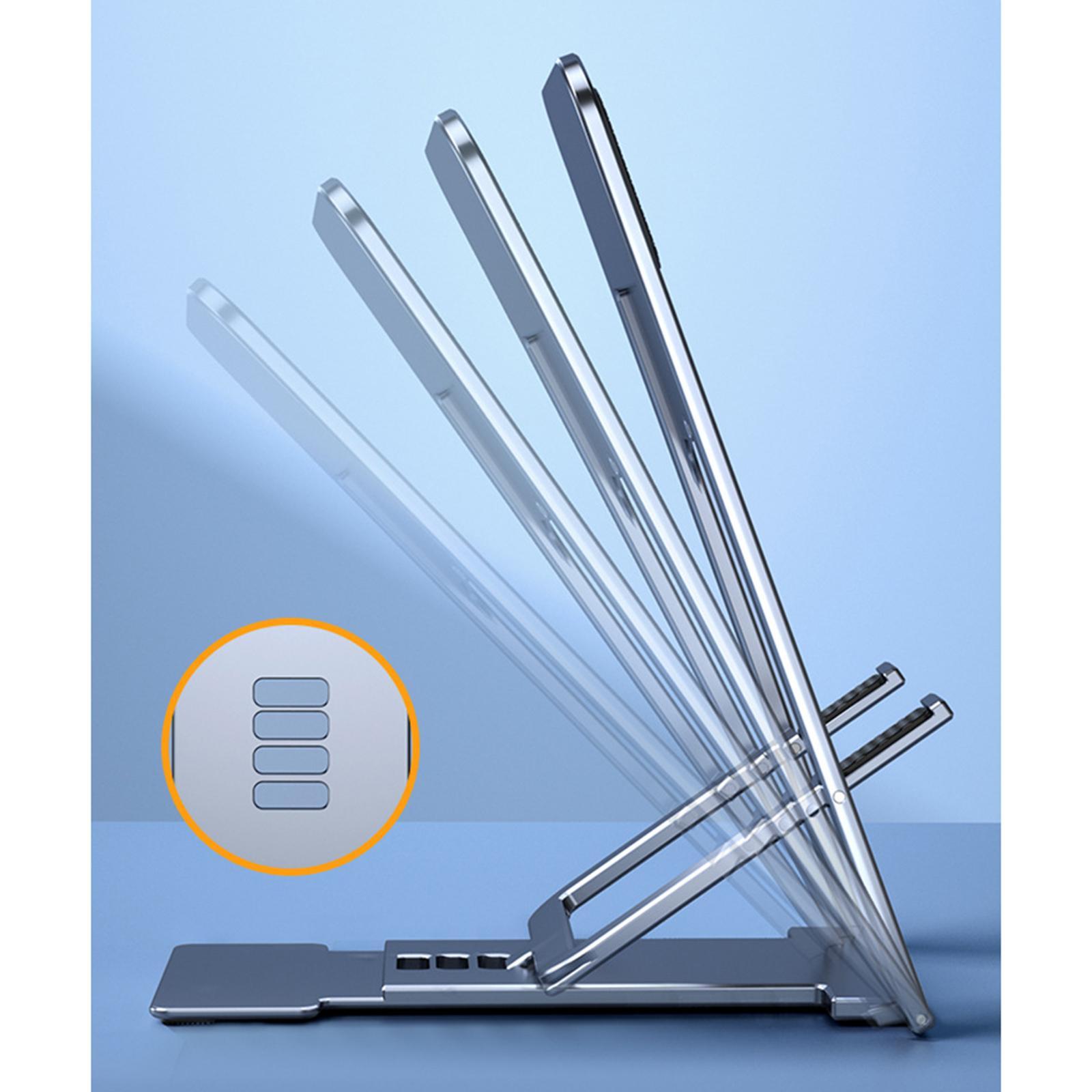 Vertical Folding Mobile Phone Holder Stand Angle Adjustable Triangle Support Stable Desktop Charger for Tablets Online Learning Hotel Office