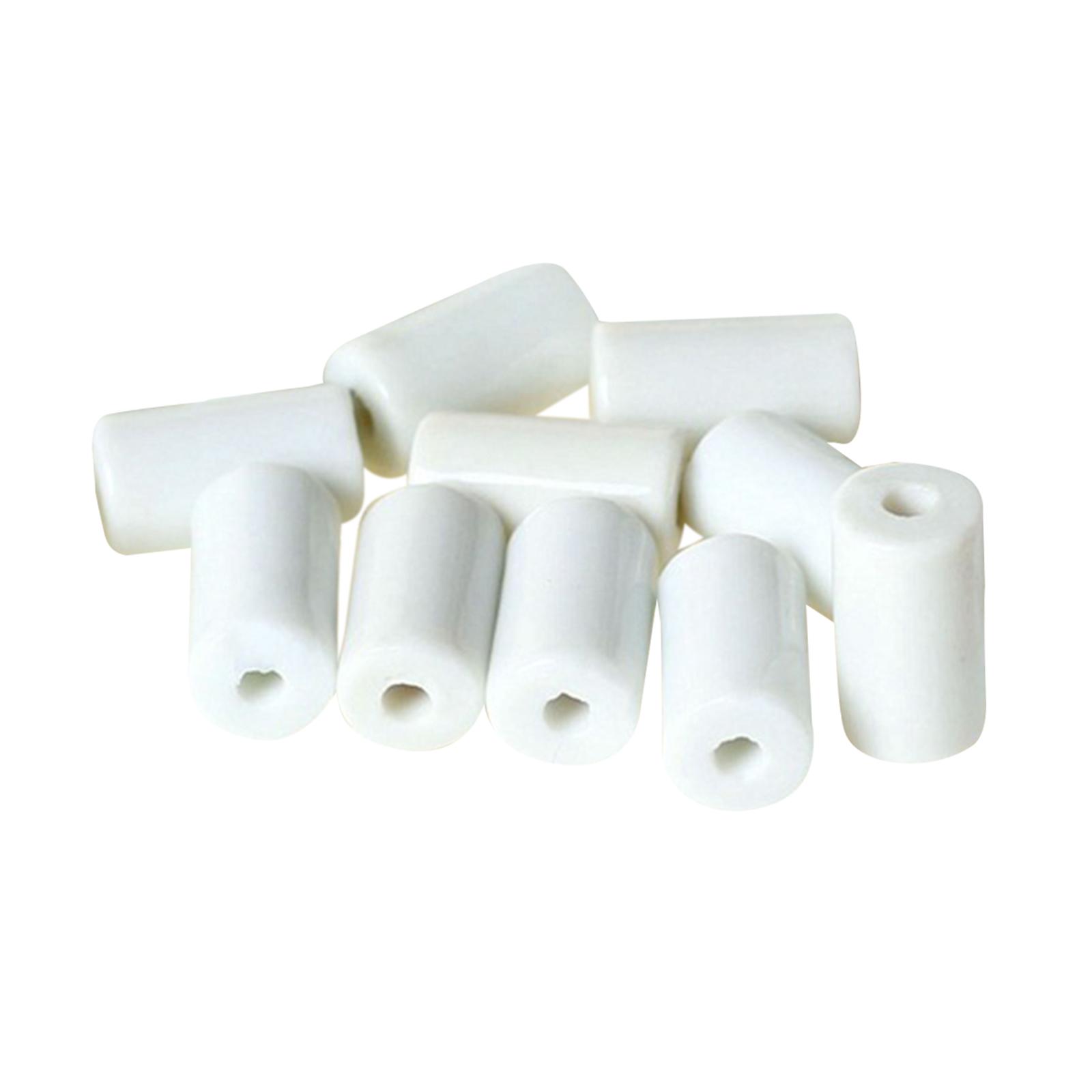10Pcs Ceramic Tube Spacer Beads For Jewerly Making Earring Bracelet