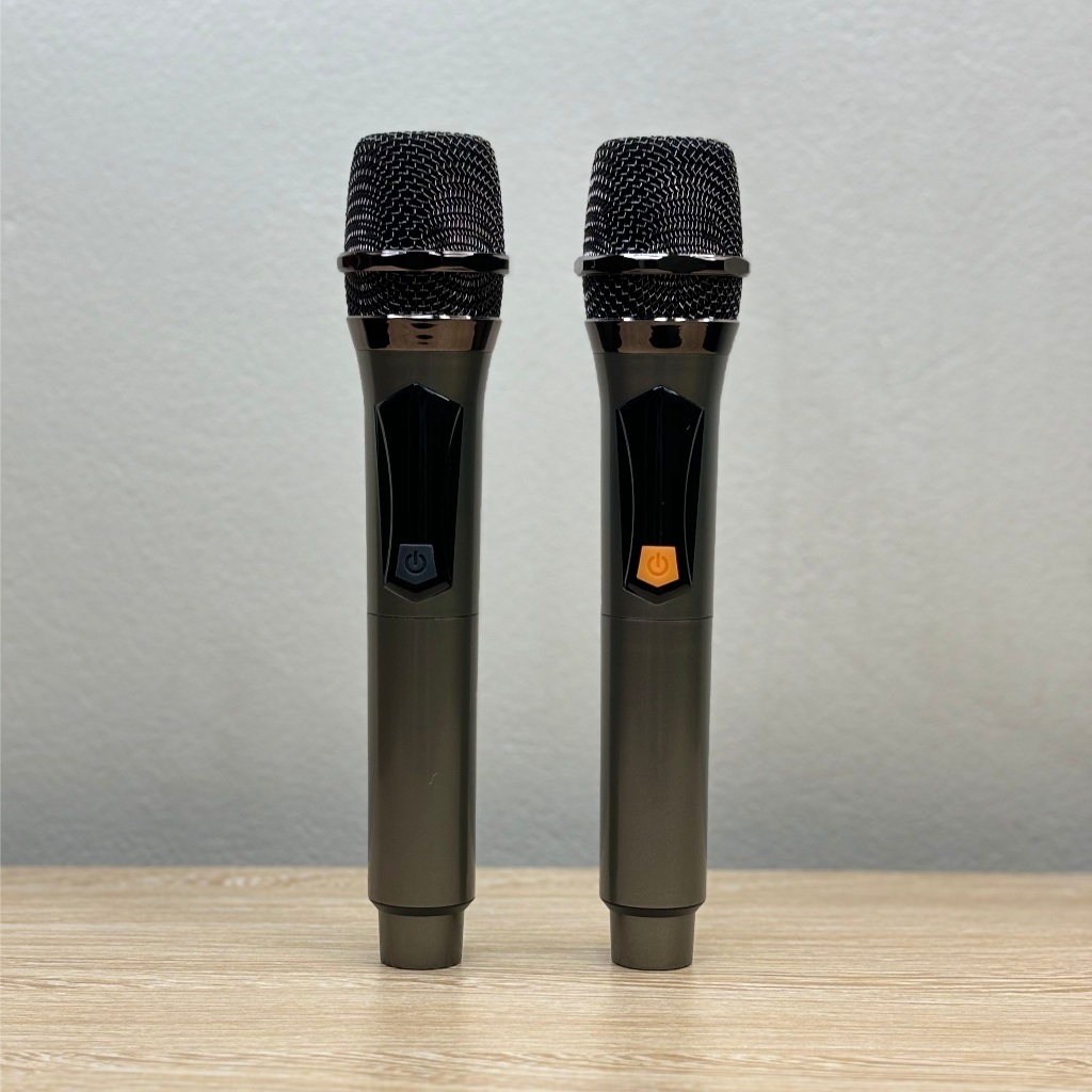 Bộ Micro Không Dây TTD-M12, Màn Hình LED, Chống Hú Tốt, Hát Nhẹ, Sóng Mạnh, Âm Thanh Cực Hay ( Hàng Chính Hãng )