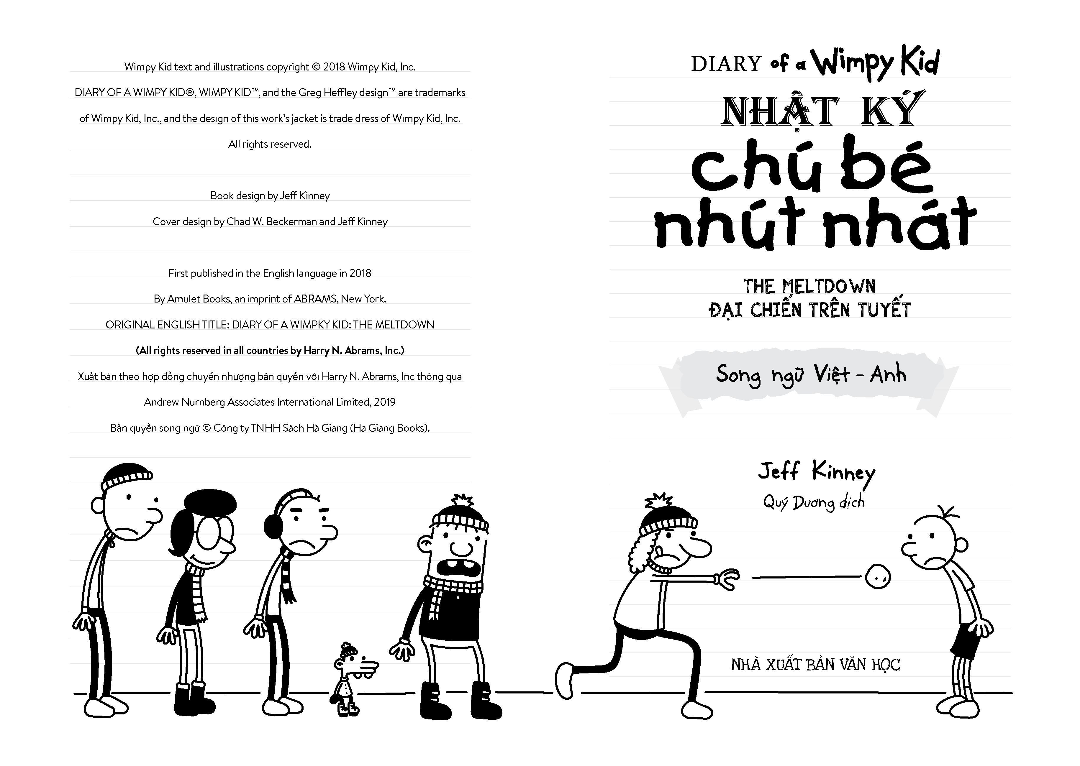 Nhật ký chú bé nhút nhát Song ngữ Việt-Anh Tập 13 (Đại chiến trên tuyết)