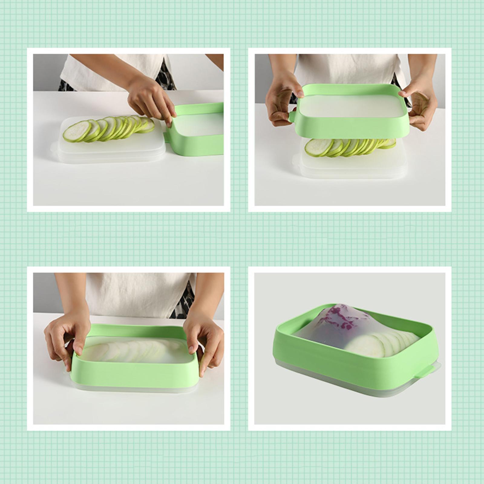 Food Storage Box Food Grade Silicone Food Storage for Student Office Worker