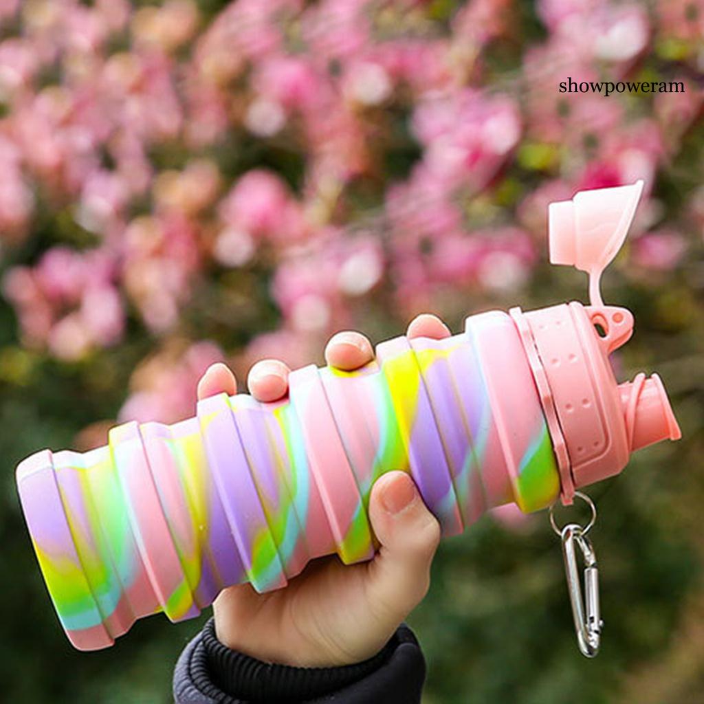 Bình Nước Thể Thao 500ml Gấp Gọn Tiện Lợi