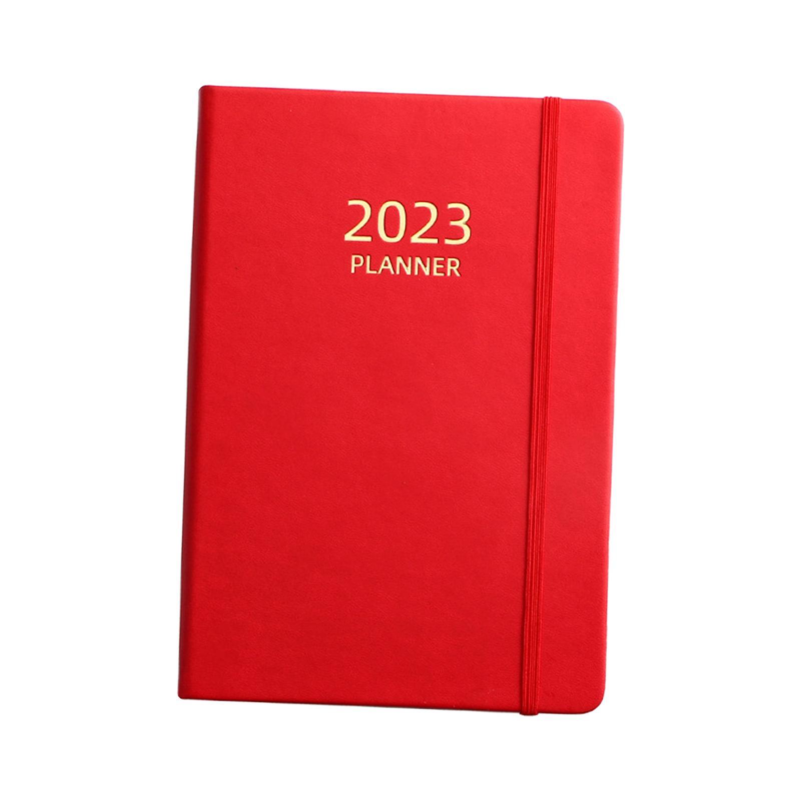 2023 Weekly Planner, Daily Writing Journal 180 Sheets 360 Pages Goal Habit Schedule Monthly Calendar Planner A5 Diary Notebook, for Supplies