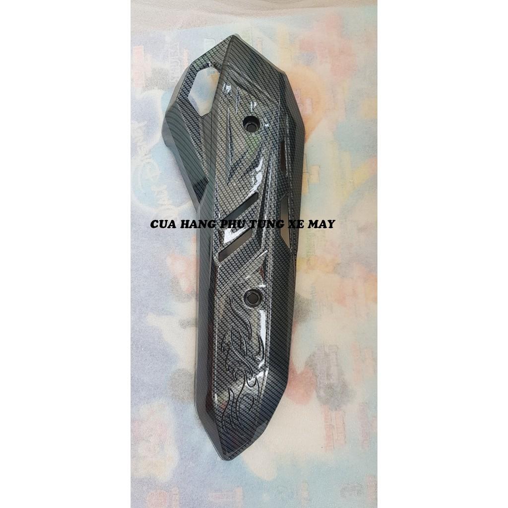 Ốp pô dành cho xe AirBlade 2020 cacbon