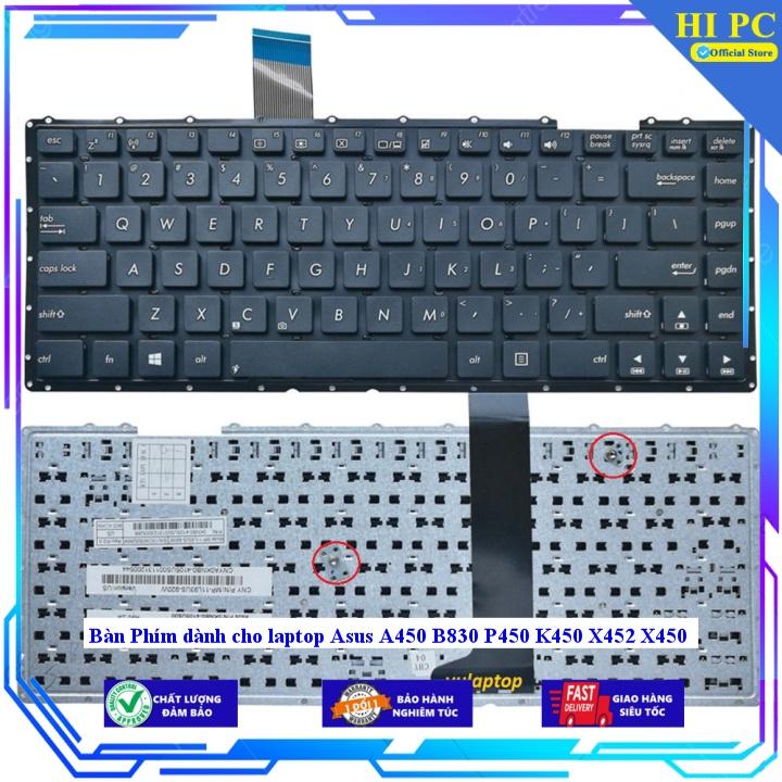 Bàn Phím dành cho laptop Asus A450 B830 P450 K450 X452 X450 - Hàng Nhập Khẩu
