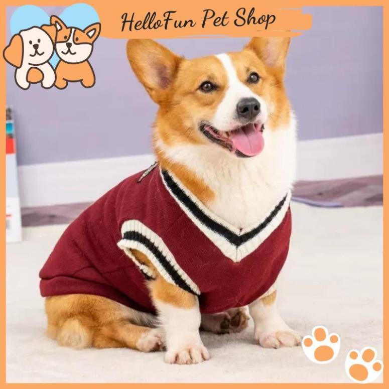 Áo gile phong cách cho thú cưng - Áo len cho chó mèo (Có size lớn)