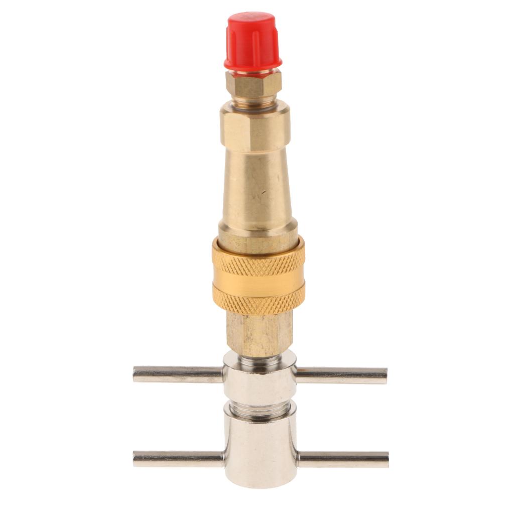 Áp Lực Bằng Đồng Kết Nối Nhanh Cắm Kéo Dài Thời Gian Kết Nối Nhanh Dụng Cụ 140MM