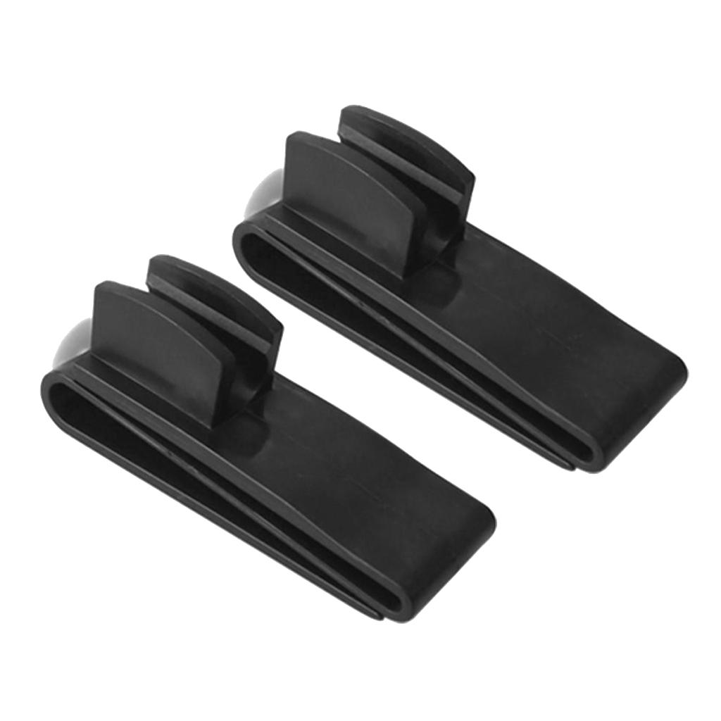 2Pack Golf Bag Clip On Putter Clamp Holder With White Ball Marker Organizer