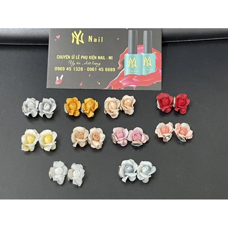 Hoa Bột Nail “ sét 10 bông Hoa Mẫu đơn”