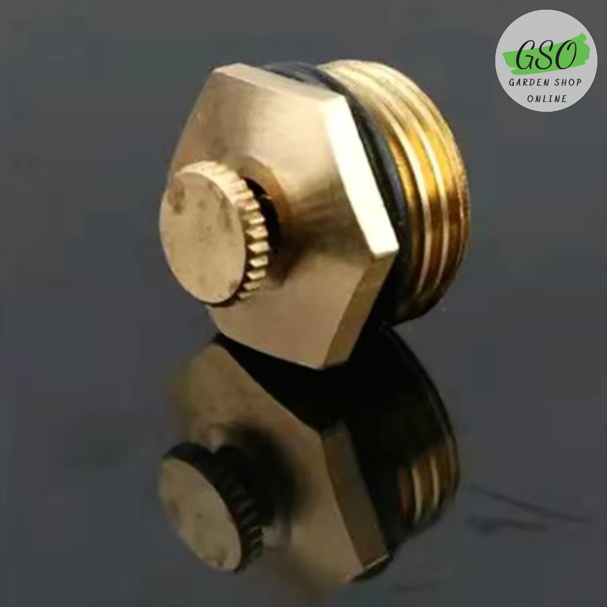 Béc tưới cây bằng đồng nguyên chất hình cánh quạt bán kính lên tới 6-8 mét