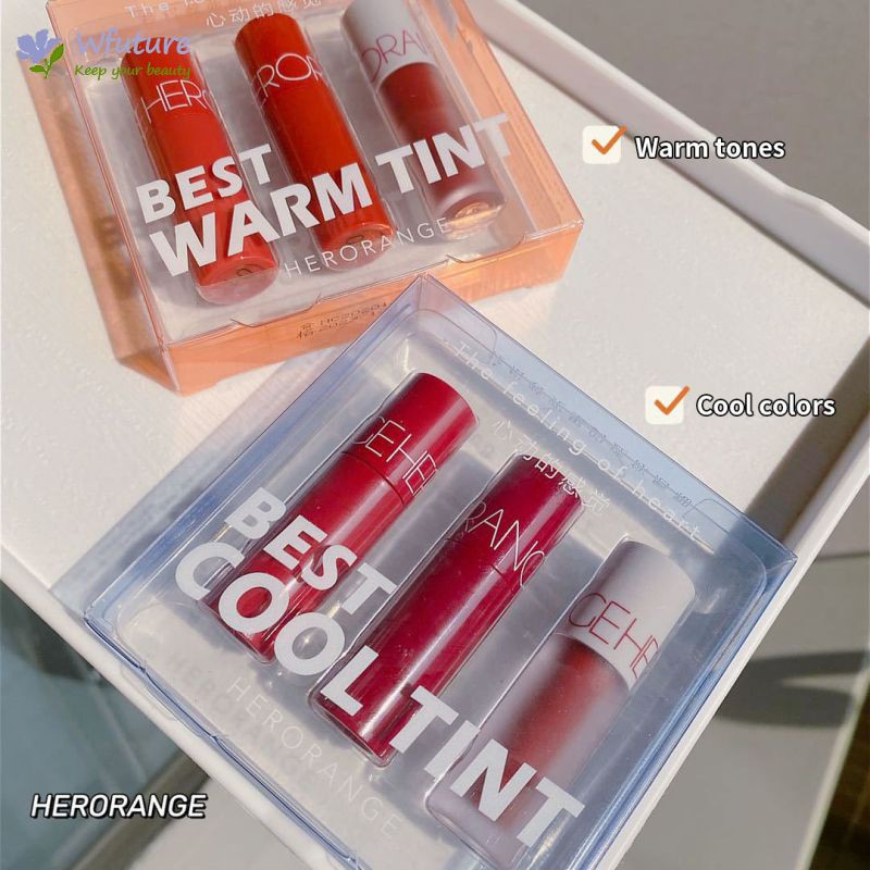 Một Cây Son Kem HERORANGE Best Cool Tint &amp; Best Warm Tint Siêu Xinh