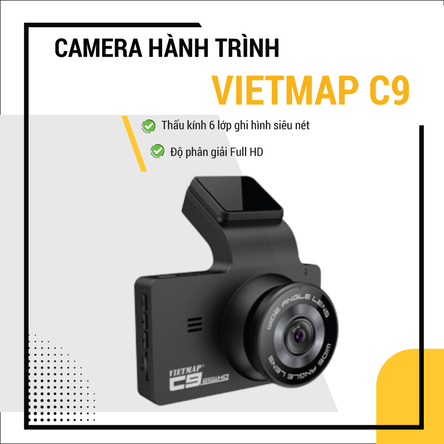 Camera hành trình VIETMAP C9 - Hàng chính hãng