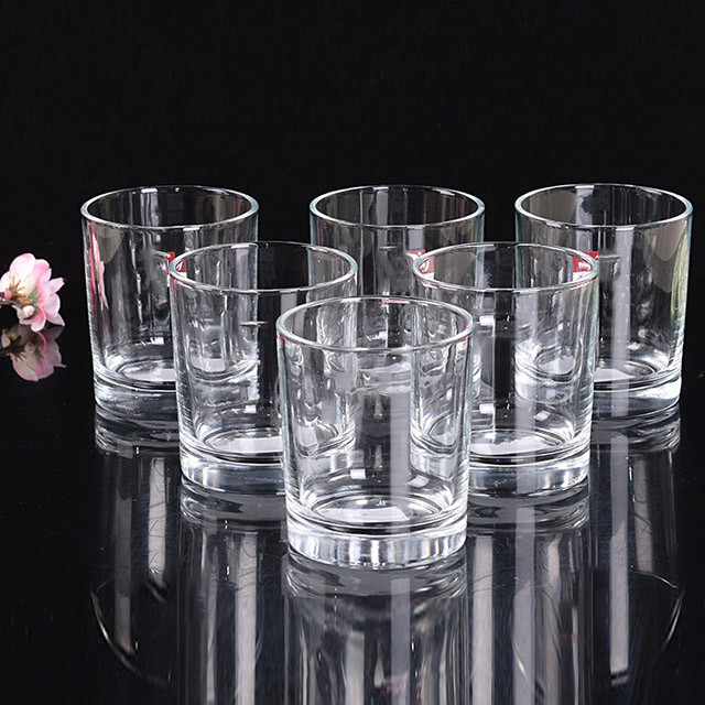 Bộ 6 ly thủy tinh tròn 220ml, cốc trà đá, uống nước, pha cà phê