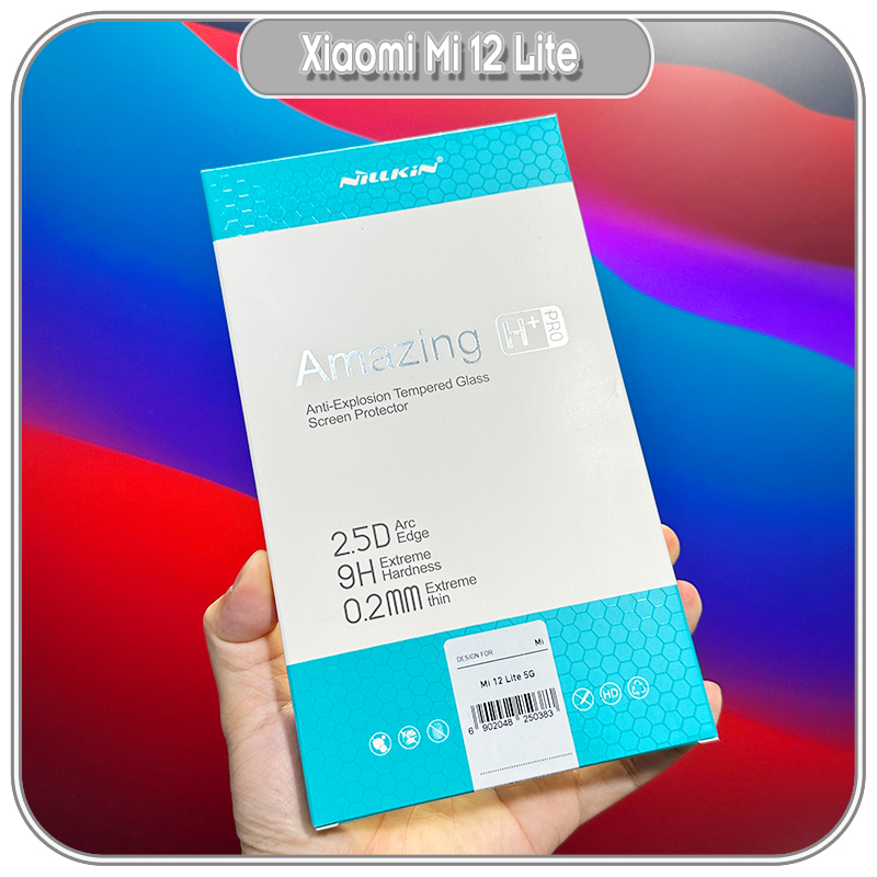 Kính cường lực cho Xiaomi 12 Lite 5G - NE, trong suốt Nillkin H+ Pro - Hàng nhập khẩu