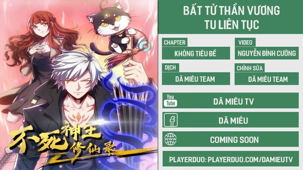 bất tử thần vương tu liên tục chapter 0 1