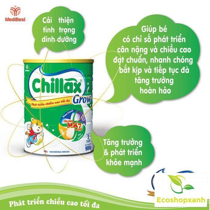 Sữa Chillax Grow MK7 900g Date 2022