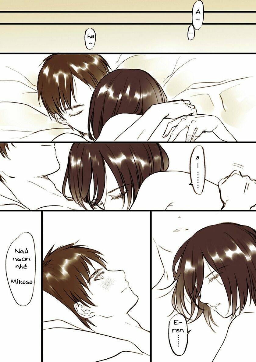 tấn công người khổng lồ - doujinshi our night chapter 3 16