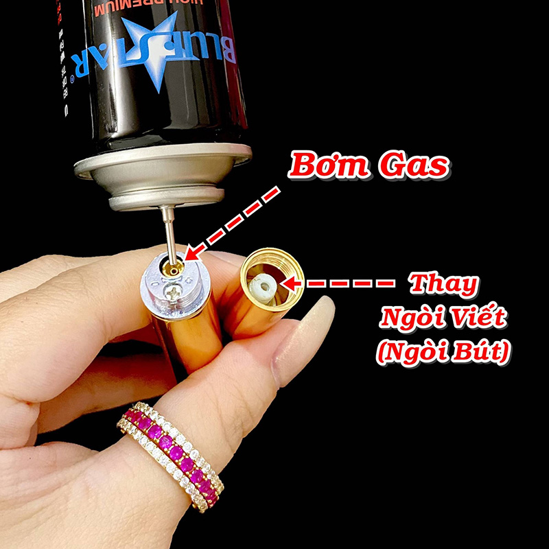 Bật Lửa Khè Cây Viết 2in1 – Xài Gas
